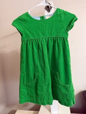 Mini Boden Kelly Green Corduroy Dress
